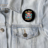 2026 Passende Honeymoon Cruise Flamingo Bruid Ronde Button 5,7 Cm (In situ)