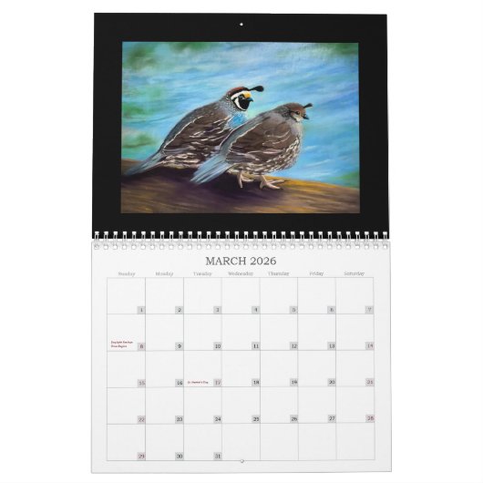 2026 Pastels Kalender door RRB Studio (Mar 2026)