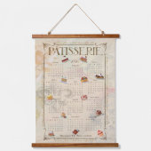 2026 Patisserie Art Calendar Hangend Wandkleed (Voorkant)