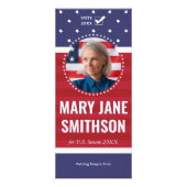 2026 Patriottische Amerikaanse vlag Custom politie Reclamekaart (Voorkant)