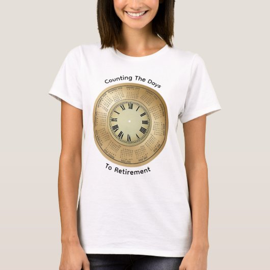 2026 Pensioen Tellen De Dagen T-shirt (Voorkant)