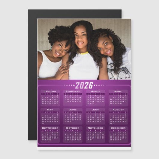 2026 Personalized Calendar (Voorkant / Achterkant)