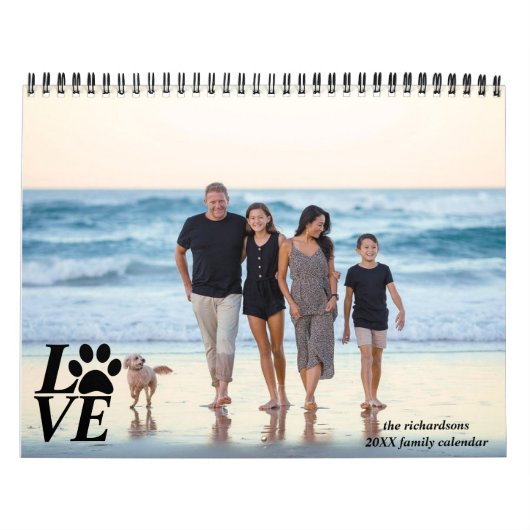 2026 Personalized Dog & Family Photo Moments  Kalender (Hoes)