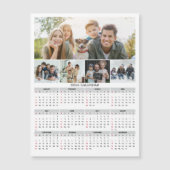 2026 Personalized Family Photo Calendar Magnet (Voorkant)