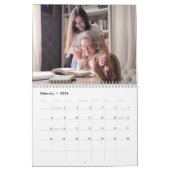 2026 Personalized Family Simple Minimalist  Kalender (Feb 2026)