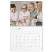 2026 Personalized Family Simple Minimalist  Kalender (Jan 2026)