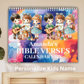 2026 Personalized Kids Bible Verse Kalender