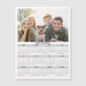 2026 Personalized Photo Calendar Magnet  (Voorkant)