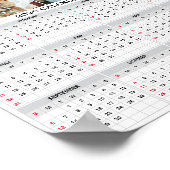 2026 Persoonlijke Familie Collage Aangepaste Fotok Poster (Hoek)