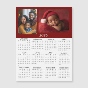2026 Persoonlijke foto's mini kalender