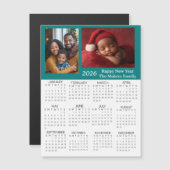 2026 Persoonlijke foto's mini kalender (Voorkant / Achterkant)