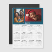 2026 Persoonlijke foto's mini kalender (Voorkant / Achterkant)
