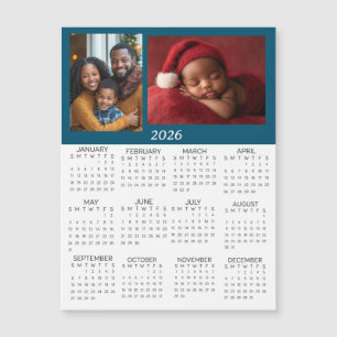 2026 Persoonlijke foto's mini kalender