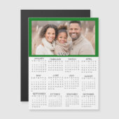 2026 Persoonlijke foto's mini kalender (Voorkant / Achterkant)