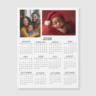 2026 Persoonlijke foto's mini kalender