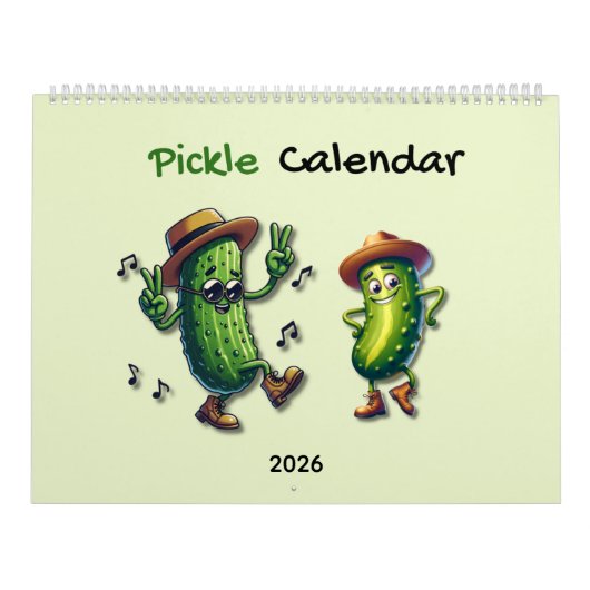 2026 Pickle Character Themed  Kalender (Hoes)