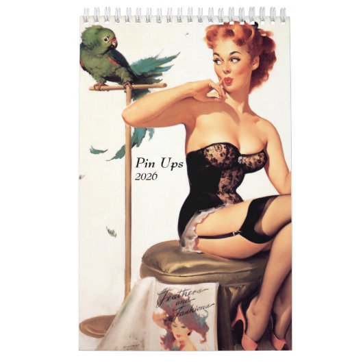 2026 Pin Up Calendar Kalender (Hoes)