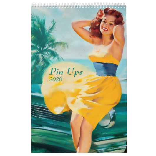 2026 Pin Up Calendar Kalender (Hoes)