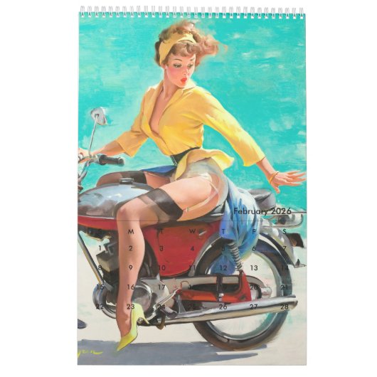 2026 Pin Ups Calendar Kalender (Feb 2026)