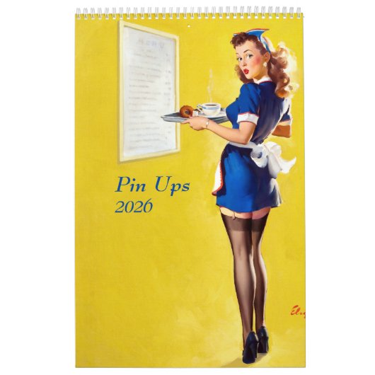 2026 Pin-Ups Kalender (Hoes)