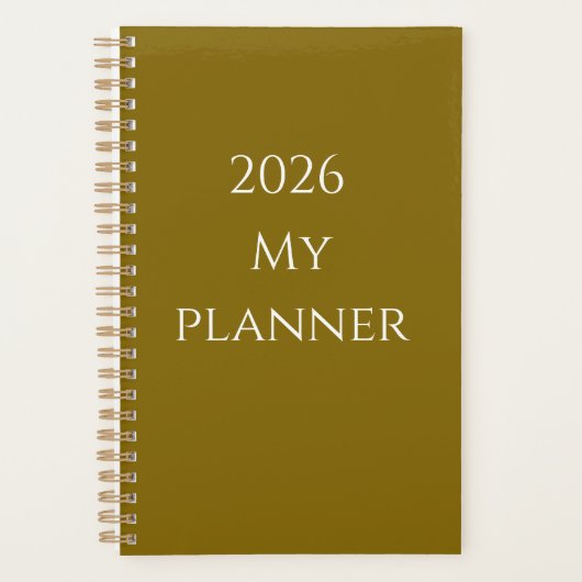 2026 planner (Voorkant)