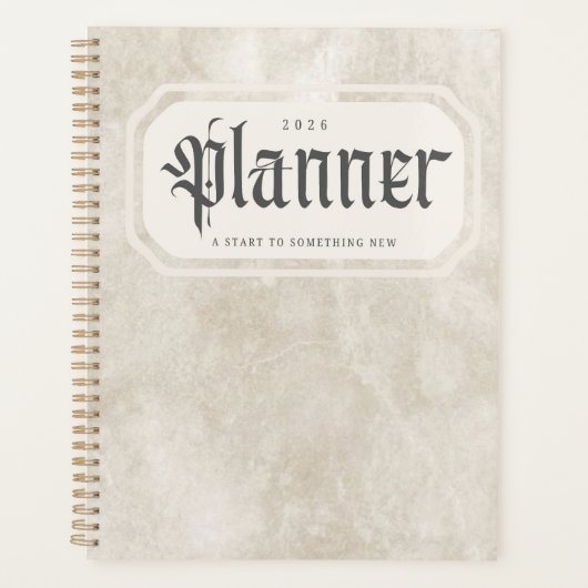 2026 Planner – A Start to Something New (Voorkant)
