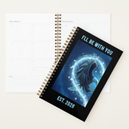 2026 Planner Bald Eagle Heart Love 1 Custom Year