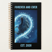 2026 Planner Bald Eagle Heart Love 2 Custom Year (Voorkant)