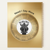 2026 Planner Funny She Who Wears The Crown Rules (Achterkant)