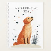 2026 Planner | Gift For Golden Retriever Lovers (Voorkant)