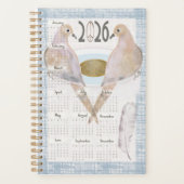 2026 Planner Mourning Doves For Peace (Voorkant)