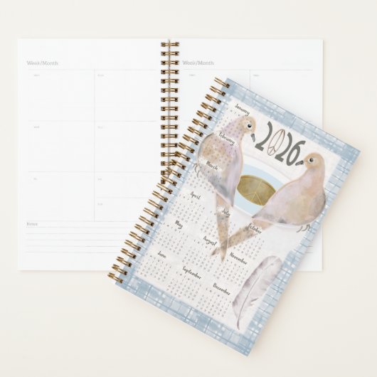 2026 Planner Mourning Doves For Peace (Display)