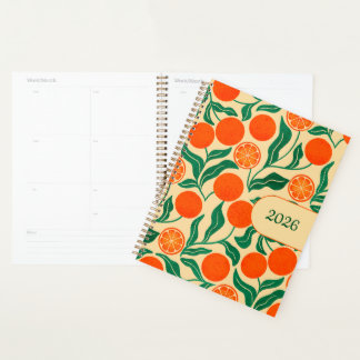 2026 Planner | Sinaasappel Citrus Botanisch Ontwer