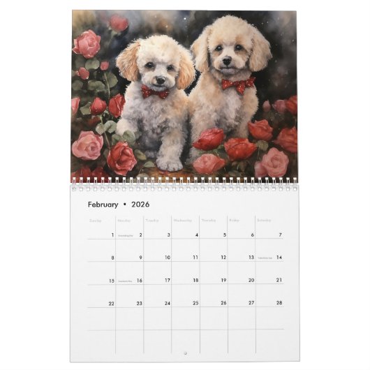 2026 Poedels Kalender (Feb 2026)