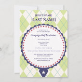 2026 Politieke Kandidaat Golf Scramble Fundraiser Kaart (Voorkant)