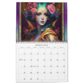 2026 Pop Fantasy Surreal Vrouwen Kunstkalender Kalender (Mar 2026)