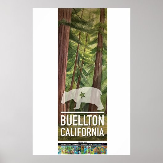 2026 Poster - Bosbomen (Voorkant)