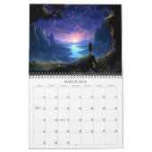 2026 Prachtige landschappen 5 Fantasy Nachtlandsch Kalender (Mar 2026)