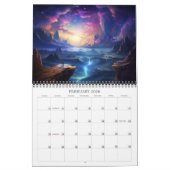 2026 Prachtige landschappen 5 Fantasy Nachtlandsch Kalender (Feb 2026)
