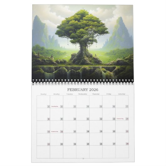 2026 Prachtige Landschappen Kalender (Feb 2026)