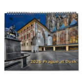 2026 Prague at Dusk Calendar Kalender (Hoes)