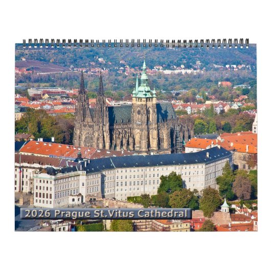 2026 Prague - St. Vitus Cathedral Calendar Kalender (Hoes)