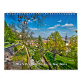2026 Prague - Terrace Gardens Calendar Kalender (Hoes)
