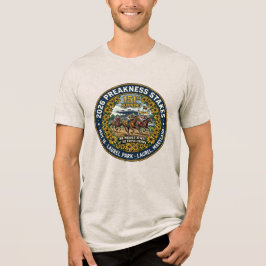 2026 Preakness Stakes 151 Paardenraces Design Tri-Blend Shirt
