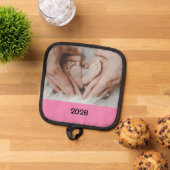 2026 Pregnancy Expecting Announcement Photo Year Pannenlap (Top down)