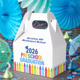 2026 Preschool Graduation Custom School Party Bedankdoosjes