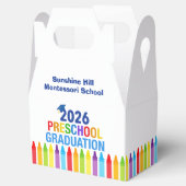 2026 Preschool Graduation Custom School Party Bedankdoosjes (Geopend)