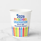 2026 Preschool Graduation Custom School Party Papieren Bekers (Achterkant)