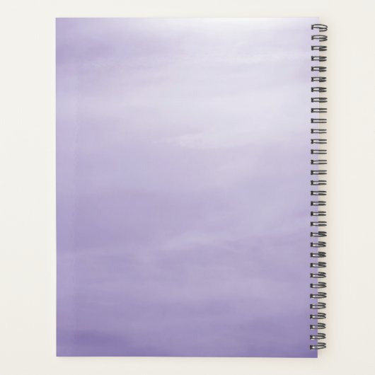 "2026" Purple Ferris Wheel Skyline Planner (Achterkant)