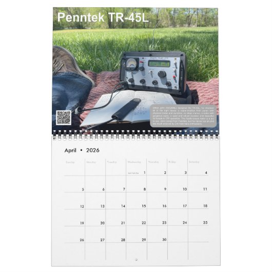 2026 QRPer.com Calendar - V2 Kalender (Apr 2026)